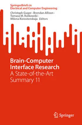 Guger / Allison / Rutkowski |  Brain-Computer Interface Research | eBook | Sack Fachmedien