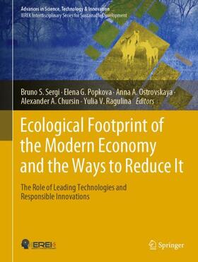 Sergi / Popkova / Ragulina | Ecological Footprint of the Modern Economy and the Ways to Reduce It | Buch | 978-3-031-49710-0 | sack.de