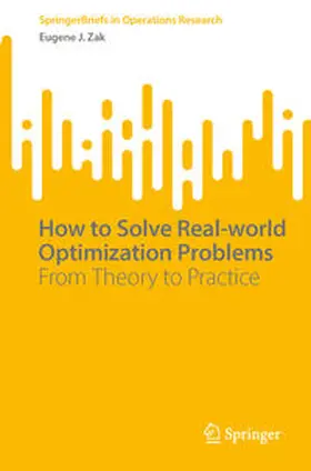 Zak | How to Solve Real-world Optimization Problems | E-Book | sack.de