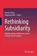 Koller / Schlag |  Rethinking Subsidiarity | Buch |  Sack Fachmedien