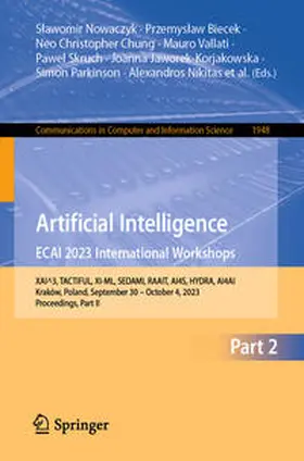 Nowaczyk / Kliegr / Biecek |  Artificial Intelligence. ECAI 2023 International Workshops | Buch |  Sack Fachmedien