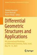 Rovenski / Wolak / Walczak |  Differential Geometric Structures and Applications | Buch |  Sack Fachmedien