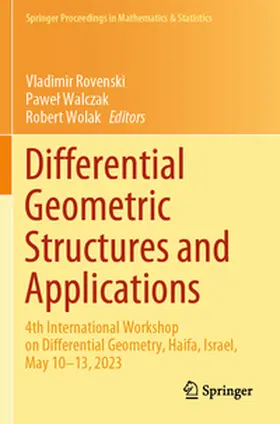 Rovenski / Wolak / Walczak |  Differential Geometric Structures and Applications | Buch |  Sack Fachmedien