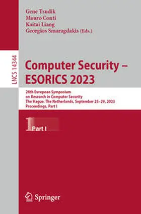 Tsudik / Conti / Liang |  Computer Security – ESORICS 2023 | eBook | Sack Fachmedien