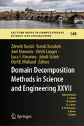 Dostál / Kozubek / Klawonn |  Domain Decomposition Methods in Science and Engineering XXVII | eBook | Sack Fachmedien