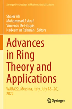 Ali / Rehman / Ashraf |  Advances in Ring Theory and Applications | Buch |  Sack Fachmedien