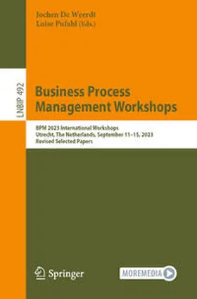 De Weerdt / Pufahl |  Business Process Management Workshops | eBook | Sack Fachmedien