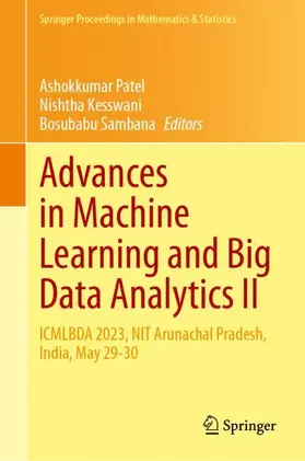 Patel / Kesswani / Sambana |  Advances in Machine Learning and Big Data Analytics II | Buch |  Sack Fachmedien