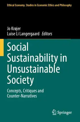 Langergaard / Krøjer |  Social Sustainability in Unsustainable Society | Buch |  Sack Fachmedien