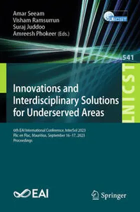 Seeam / Ramsurrun / Juddoo |  Innovations and Interdisciplinary Solutions for Underserved Areas | eBook | Sack Fachmedien