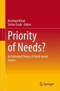 Traub / Kittel |  Priority of Needs? | Buch |  Sack Fachmedien