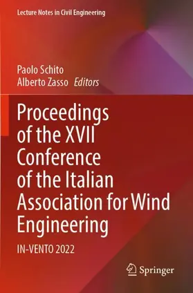 Zasso / Schito |  Proceedings of the XVII Conference of the Italian Association for Wind Engineering | Buch |  Sack Fachmedien