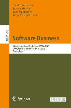 Hyrynsalmi / Melegati / Münch |  Software Business | Buch |  Sack Fachmedien