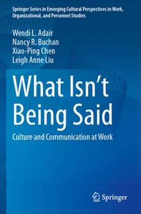 Adair / Liu / Buchan |  What Isn't Being Said | Buch |  Sack Fachmedien