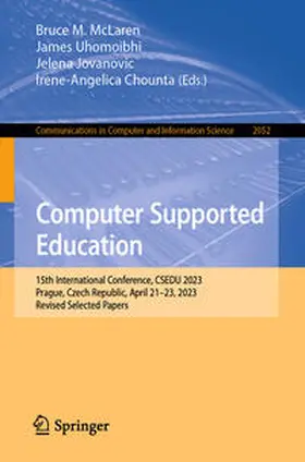 McLaren / Chounta / Uhomoibhi |  Computer Supported Education | Buch |  Sack Fachmedien