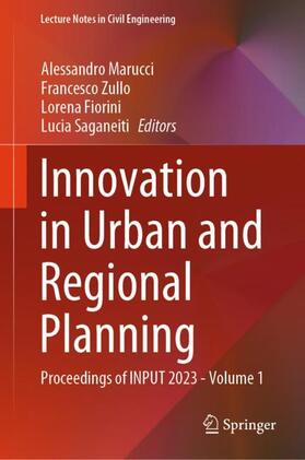 Marucci / Saganeiti / Zullo |  Innovation in Urban and Regional Planning | Buch |  Sack Fachmedien