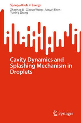 Li / Wang / Shen |  Cavity Dynamics and Splashing Mechanism in Droplets | eBook | Sack Fachmedien