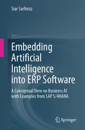 Sarferaz |  Embedding Artificial Intelligence into ERP Software | eBook | Sack Fachmedien