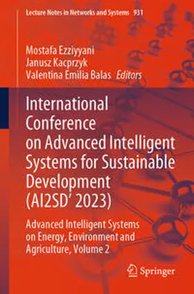 Ezziyyani / Kacprzyk / Balas | International Conference on Advanced Intelligent Systems for Sustainable Development (AI2SD'2023) | E-Book | sack.de