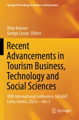 Cassar / Katsoni |  Recent Advancements in Tourism Business, Technology and Social Sciences | Buch |  Sack Fachmedien