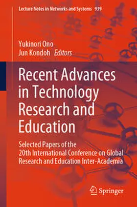 Ono / Kondoh |  Recent Advances in Technology Research and Education | Buch |  Sack Fachmedien