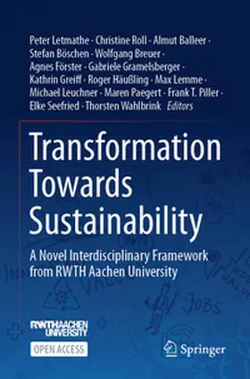Letmathe / Lemme / Roll |  Transformation Towards Sustainability | Buch |  Sack Fachmedien