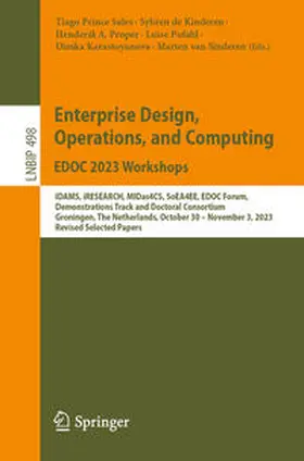 Sales / de Kinderen / Proper |  Enterprise Design, Operations, and Computing. EDOC 2023 Workshops | eBook | Sack Fachmedien