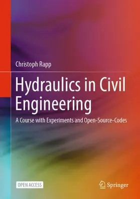 Rapp |  Hydraulics in Civil Engineering | Buch |  Sack Fachmedien