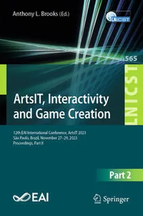 Brooks |  ArtsIT, Interactivity and Game Creation | Buch |  Sack Fachmedien