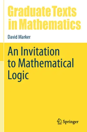 Marker |  An Invitation to Mathematical Logic | Buch |  Sack Fachmedien
