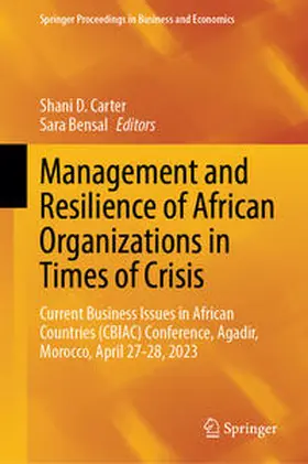 Bensal / Carter |  Management and Resilience of African Organizations in Times of Crisis | Buch |  Sack Fachmedien