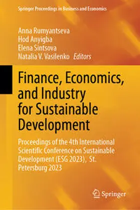 Rumyantseva / Vasilenko / Anyigba |  Finance, Economics, and Industry for Sustainable Development | Buch |  Sack Fachmedien