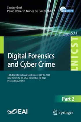 Goel / Nunes de Souza |  Digital Forensics and Cyber Crime | eBook | Sack Fachmedien