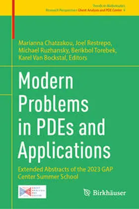 Chatzakou / Restrepo / Van Bockstal |  Modern Problems in PDEs and Applications | Buch |  Sack Fachmedien