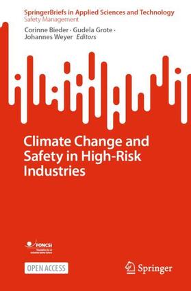 Bieder / Weyer / Grote |  Climate Change and Safety in High-Risk Industries | Buch |  Sack Fachmedien