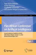 Debelee / Megersa Ayano / Ibenthal |  Pan-African Conference on Artificial Intelligence | Buch |  Sack Fachmedien