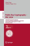 Teague / Tang |  Public-Key Cryptography ¿ PKC 2024 | Buch |  Sack Fachmedien