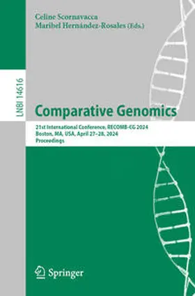 Hernández-Rosales / Scornavacca | Comparative Genomics | Buch | 978-3-031-58071-0 | sack.de