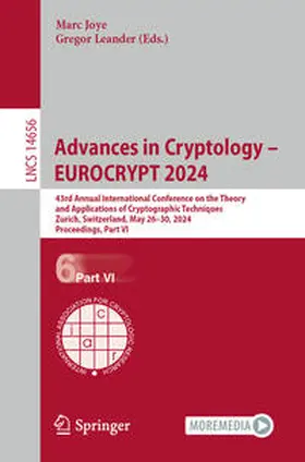Joye / Leander | Advances in Cryptology – EUROCRYPT 2024 | E-Book | www.sack.de