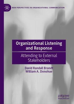 Brandt / Donohue | Organizational Listening and Response | Buch | 978-3-031-58778-8 | sack.de