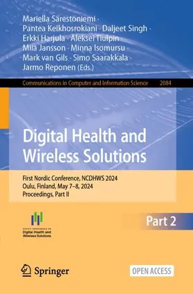 Särestöniemi / Tiulpin / Keikhosrokiani |  Digital Health and Wireless Solutions | Buch |  Sack Fachmedien