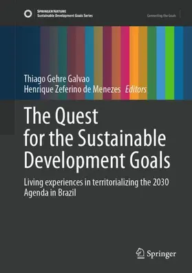 de Menezes / Galvao |  The Quest for the Sustainable Development Goals | Buch |  Sack Fachmedien
