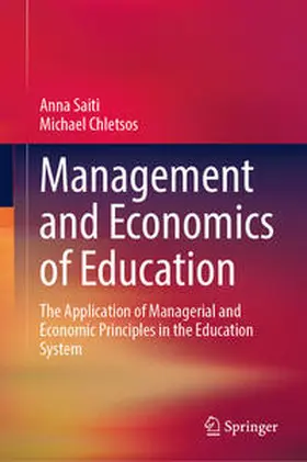 Saiti / Chletsos | Management and Economics of Education | E-Book | www.sack.de