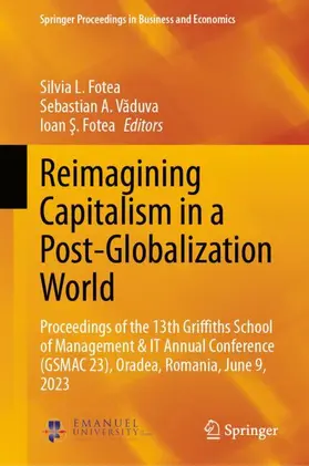 Fotea / Vaduva / Vaduva |  Reimagining Capitalism in a Post-Globalization World | Buch |  Sack Fachmedien