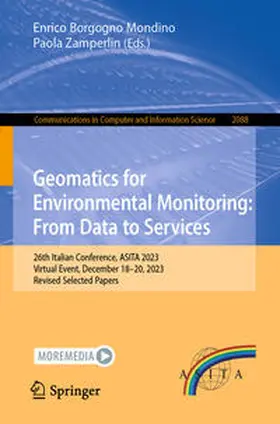 Borgogno Mondino / Zamperlin | Geomatics for Environmental Monitoring: From Data to Services | E-Book | sack.de