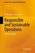 Tang |  Responsible and Sustainable Operations | Buch |  Sack Fachmedien