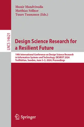 Mandviwalla / Söllner / Tuunanen |  Design Science Research for a Resilient Future | eBook | Sack Fachmedien