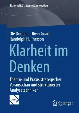 Donner / Pherson / Gnad |  Klarheit im Denken | Buch |  Sack Fachmedien