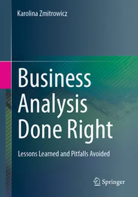 Zmitrowicz | Business Analysis Done Right | E-Book | www.sack.de