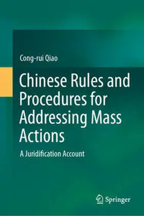 Qiao | Chinese Rules and Procedures for Addressing Mass Actions | E-Book | www.sack.de
